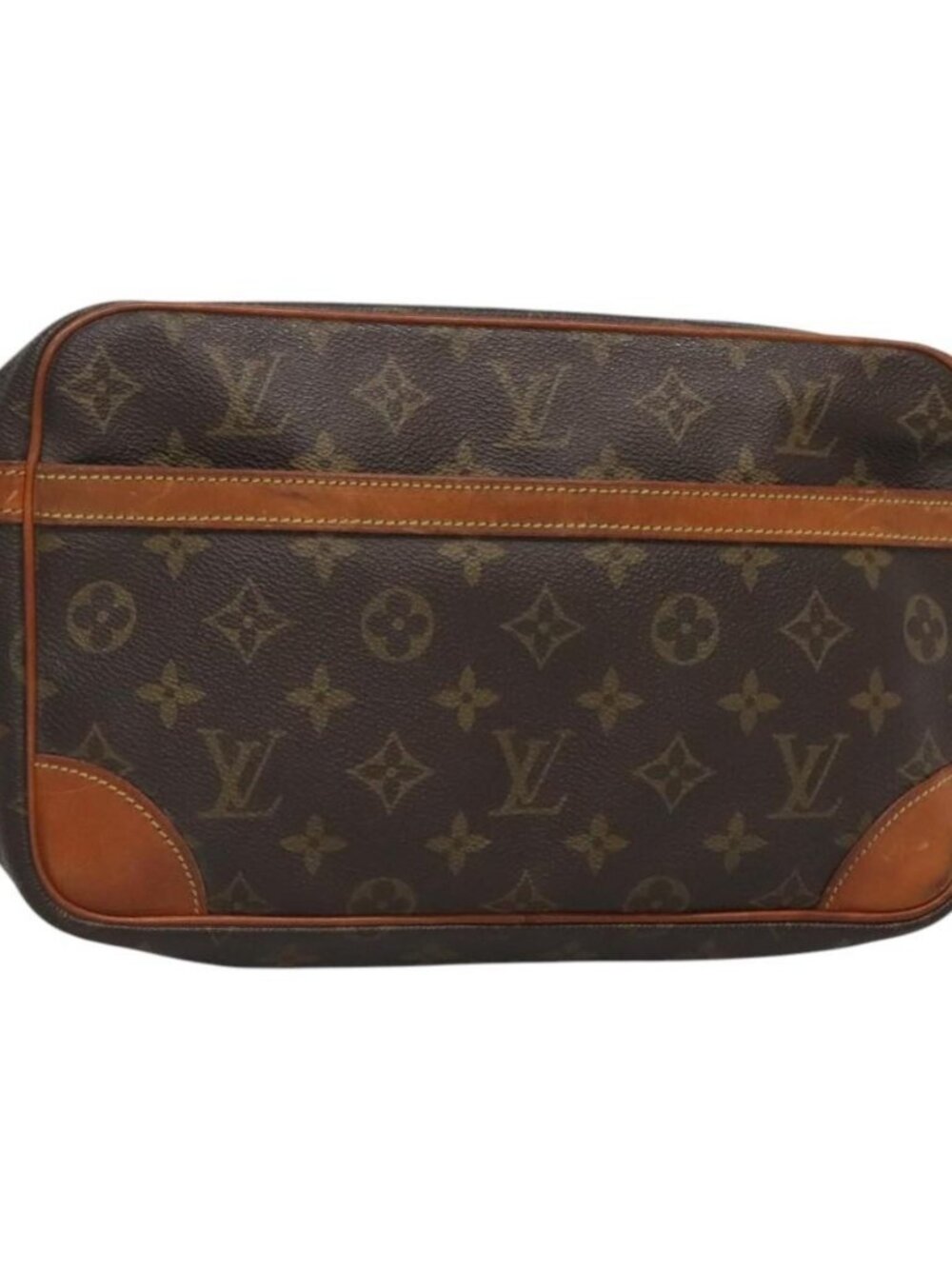 LOUIS VUITTON Monogram Compiegne 28 Clutch Bag M51845 LV Auth 126878